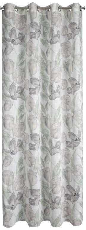 Eurofirany Euro užuolaidos ZAS/MILLIE/NA+ZI 140X250 TRANSPARENT