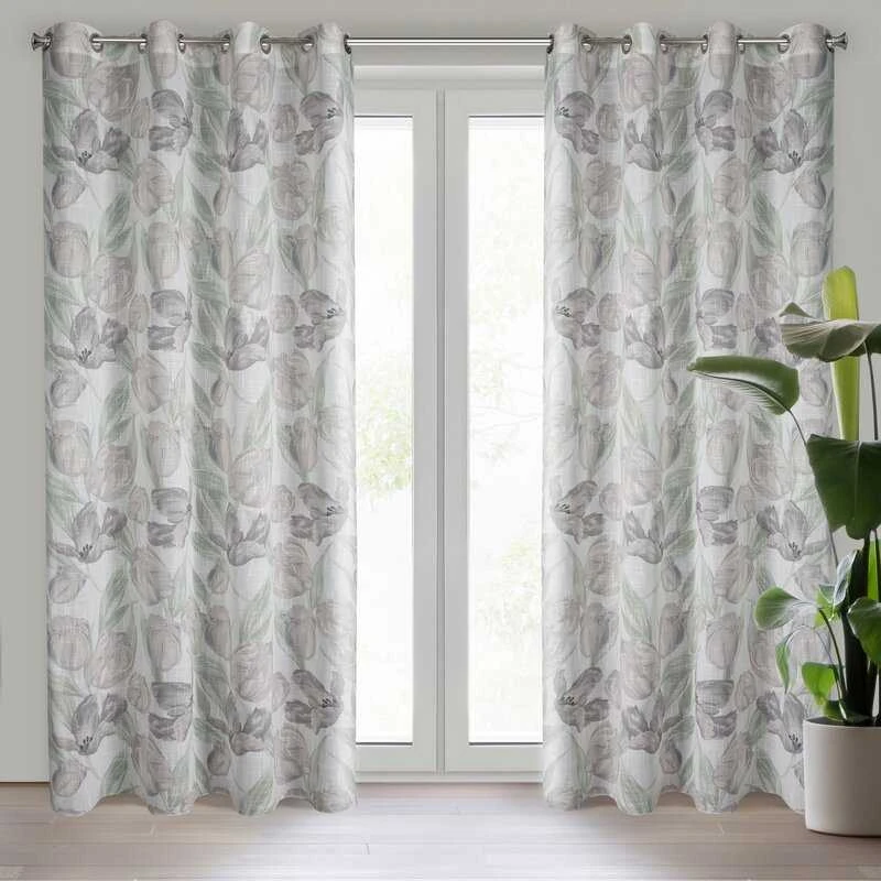 Eurofirany Euro užuolaidos ZAS/MILLIE/NA+ZI 140X250 TRANSPARENT