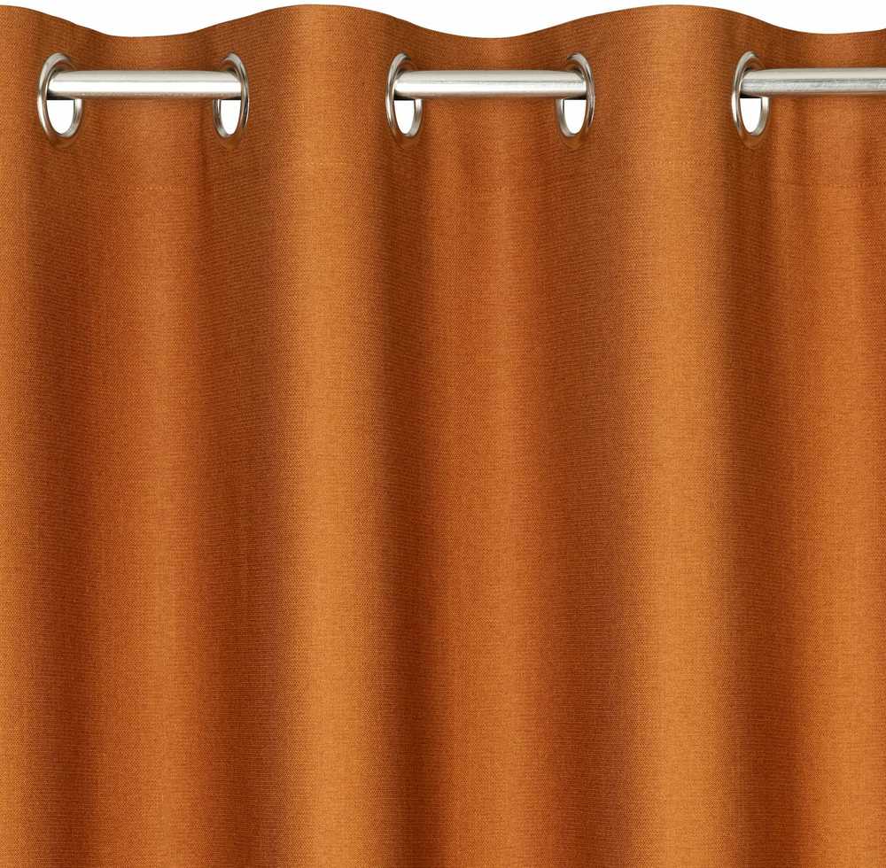 Eurofirany Plytų raudonumo pusiau užtemdanti užuolaida, 140x250 cm, minkštas veliūrinis audinis, kabinimas žiedais, moderniam interjerui, Terra kolekcija, dekoratyvinė užuolaida svetainei