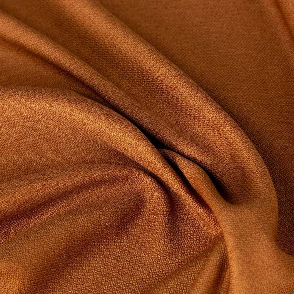 Eurofirany Plytų raudonumo pusiau užtemdanti užuolaida, 140x250 cm, minkštas veliūrinis audinis, kabinimas žiedais, moderniam interjerui, Terra kolekcija, dekoratyvinė užuolaida svetainei