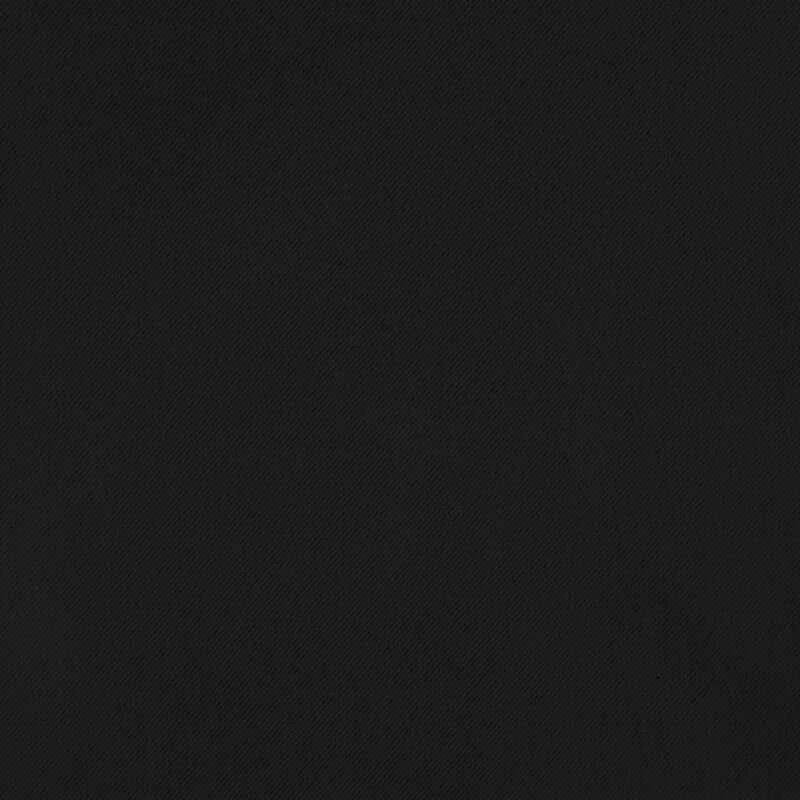 Eurofirany NERISA dimout tipo audinio užuolaida, 140 x 250 cm, žiedai/kilpos, spalva: juoda
