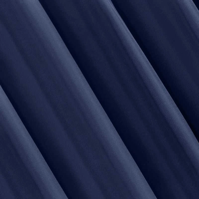 Naktinė užuolaida Eurofirany RITA iš lygaus audinio, 140X250 cm kilpos / ratukai, spalva: mėlyna