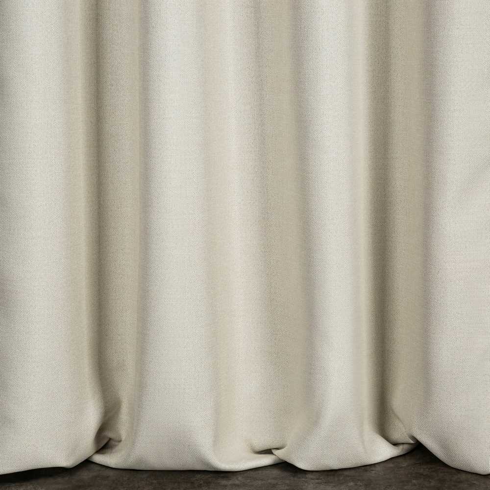Eurofirany Smėlio spalvos pusiau užtemdanti užuolaida, 140x250 cm, poliesterio audinys su natūraliu pynimu, kabinimas žiedais, paruošta užuolaida langams, namų tekstilė