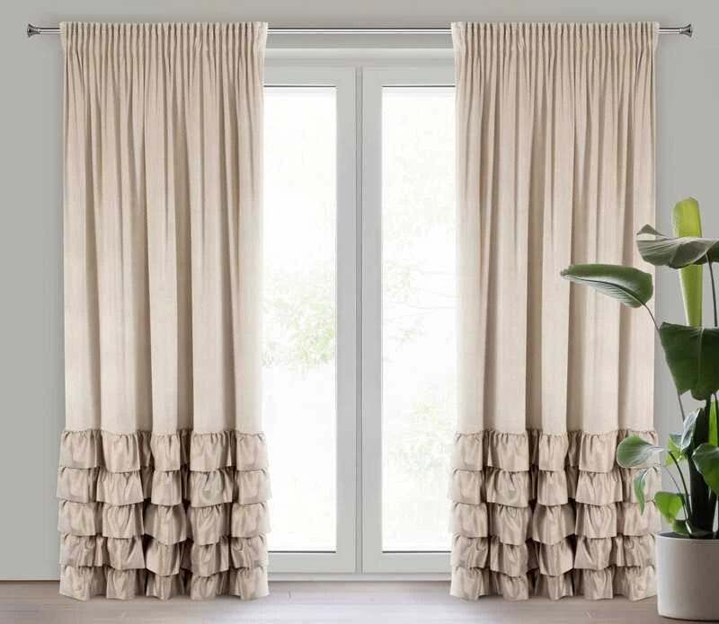 Eurofirany Euro užuolaidos ZAS/DANI/BEIGE 140X270 T