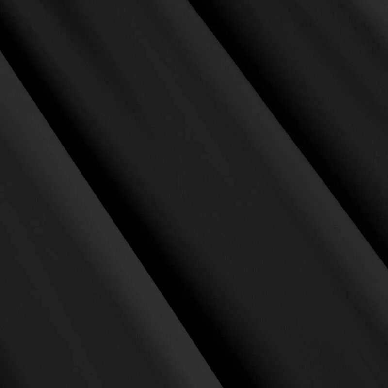 Eurofirany LOGAN blackout tipo temdanti naktinė užuolaida, 140X270 cm, kilpos / žiedai, spalva: juoda