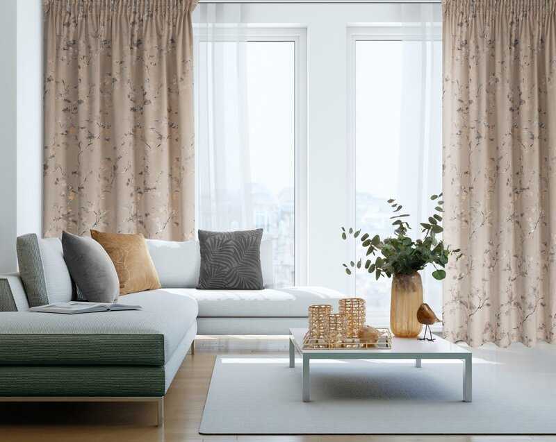 Eurofirany ZAS/SELENA/BEIGE 140X270 T