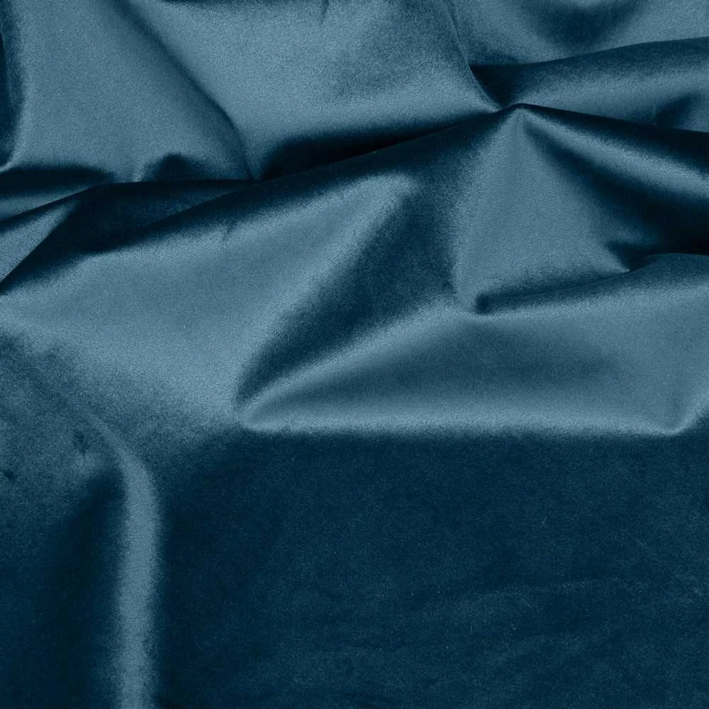 Eurofirany PIERRE CARDIN SIBEL Naktinė užuolaida iš minkšto aksomo, 260 g/m2, 140X270 cm, juosta / tunelis / kabliukai, spalva: tamsiai mėlyna