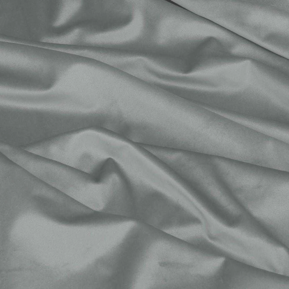 Eurofirany PIERRE CARDIN SIBEL Naktinė užuolaida iš minkšto aksomo, 260 g/m2, 140X270 cm, juosta / tunelis / kabliukai, spalva: pilka