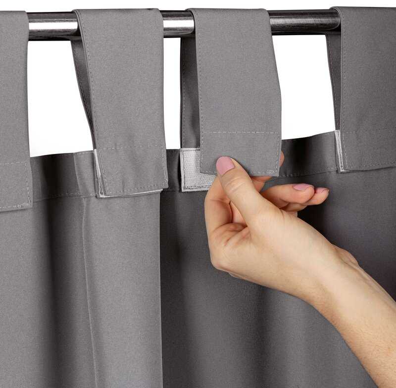 Eurofirany ZAS/GARDEN/STEEL 155X260 WIND/VELCRO