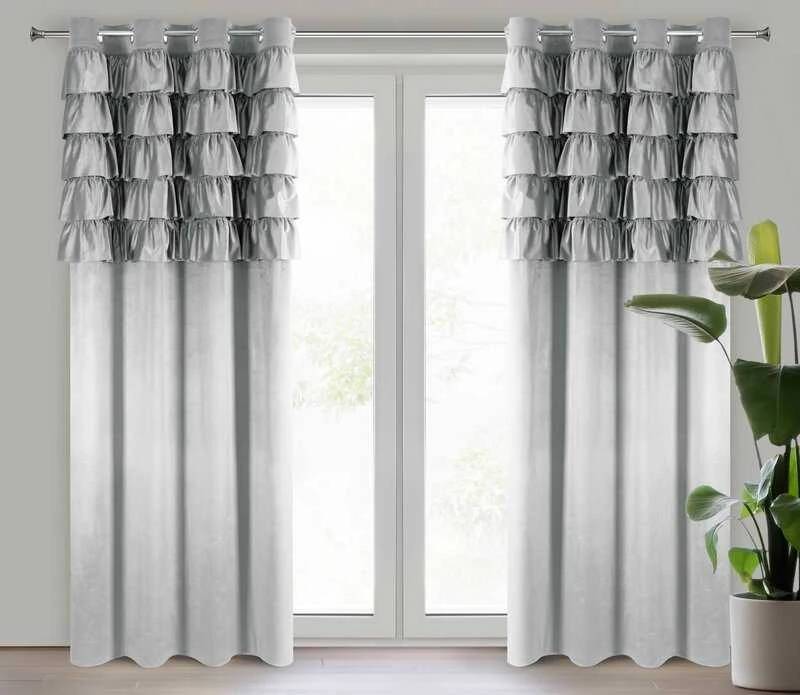 Eurofirany JUNGIKLIS ZAS/AURA/SIDABRINIS 140X250