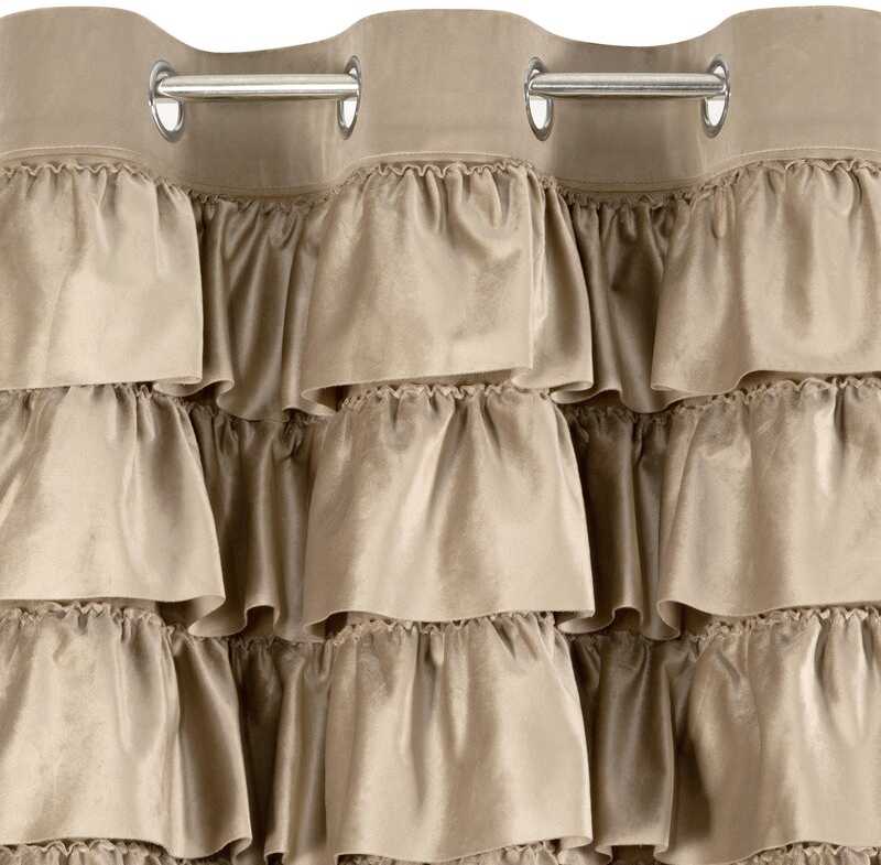 Eurofirany JUNGIKLIS ZAS/AURA/C.BEIGE 140X250