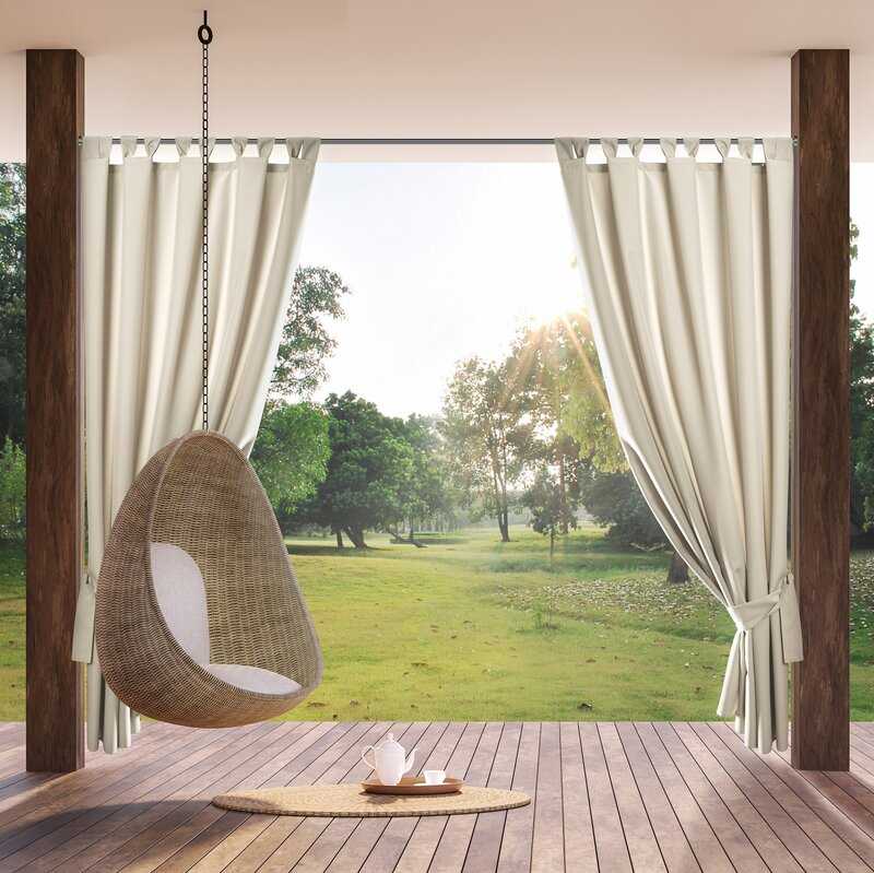 Eurofirany Euro užuolaidos ZAS/GARDEN/J.BEŻ 155X260 SZEL/VELCRO