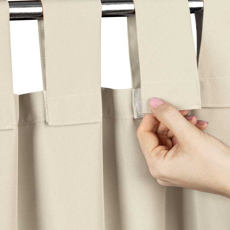 Eurofirany Euro užuolaidos ZAS/GARDEN/J.BEŻ 155X260 SZEL/VELCRO