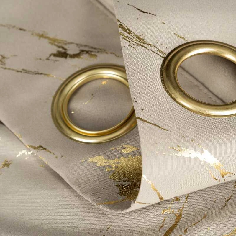 Eurofirany Euro užuolaidos ZAS/LANI/BEIGE+ZŁ 140X250 TRANSFER