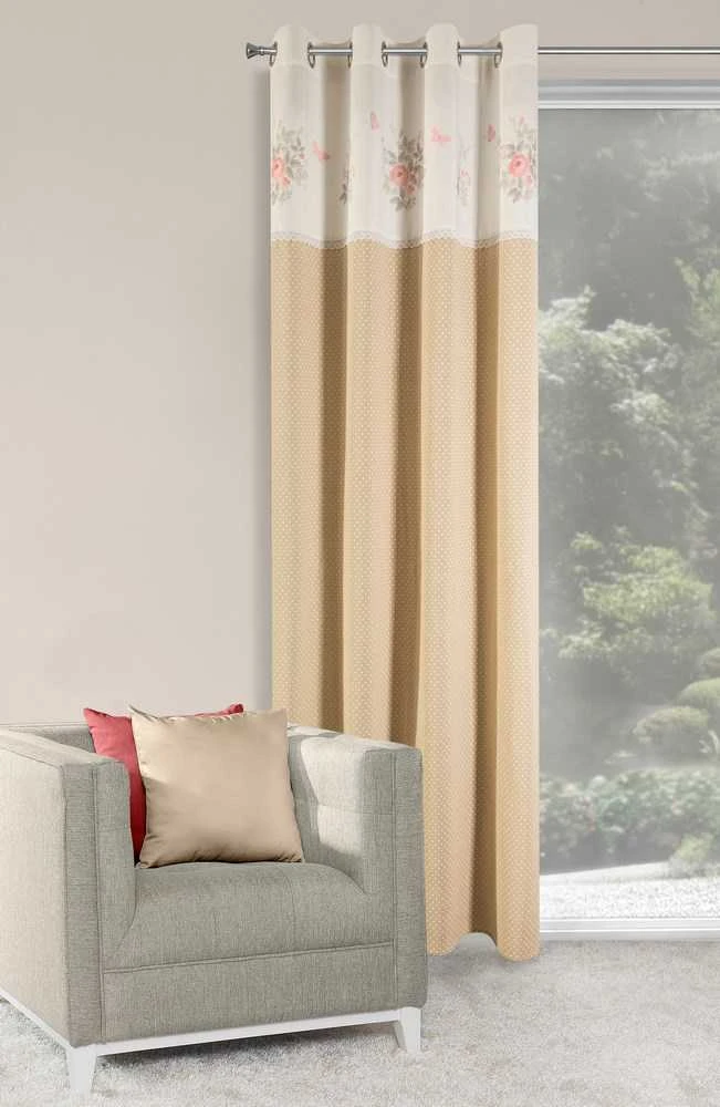 Eurofirany ZAS / ESTEL / BEIGE 140X250 PAKEITIMAS