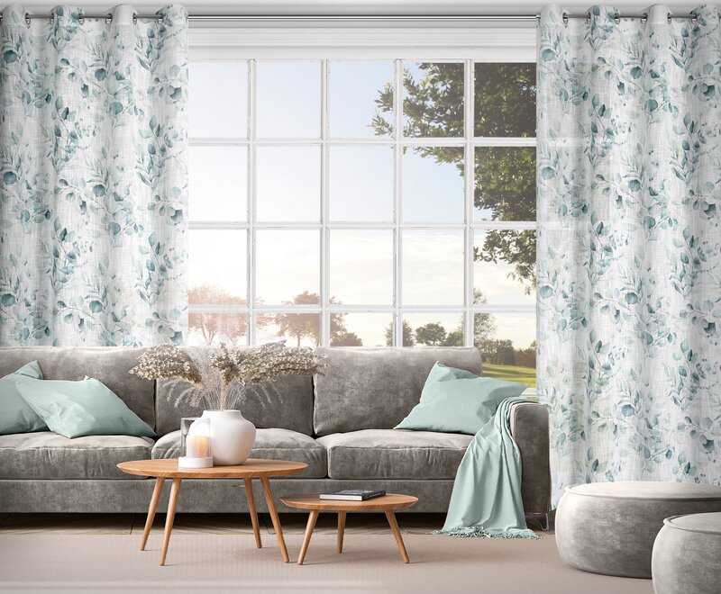 Eurofirany JUNGIKLIS ZAS/SENA/B+Mėlynas 140X250