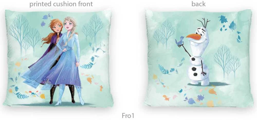 Užvalkalas dekoratyvinis 40x40 Frozen Elsa mėtų aksomas 12 Carbotex