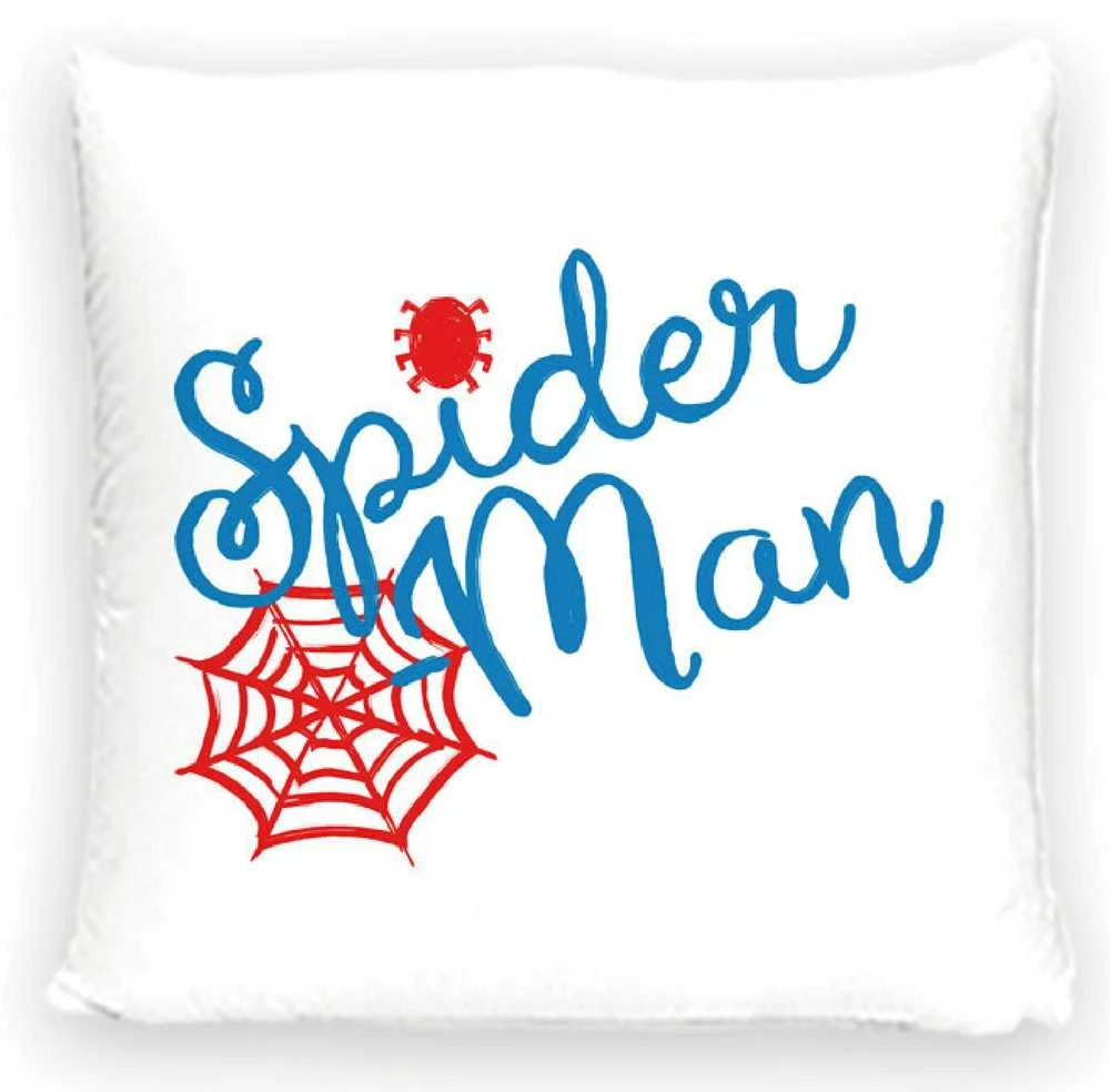 Užvalkalas dekoracyjna 40x40 Spiderman mėlyna balta welwetowa 12 Carbotex