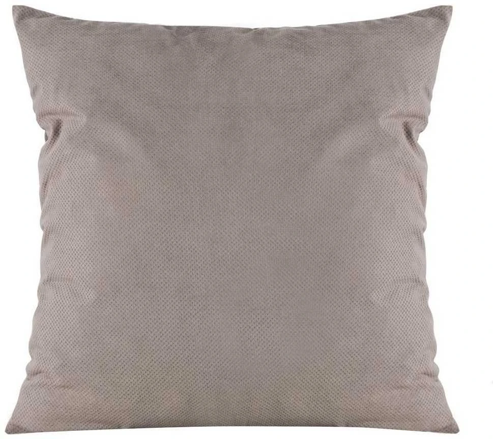 Eurofirany MILO aksominis pagalvės užvalkalas su smulkiu struktūriniu raštu, 45X45 cm, spalva: pelenų