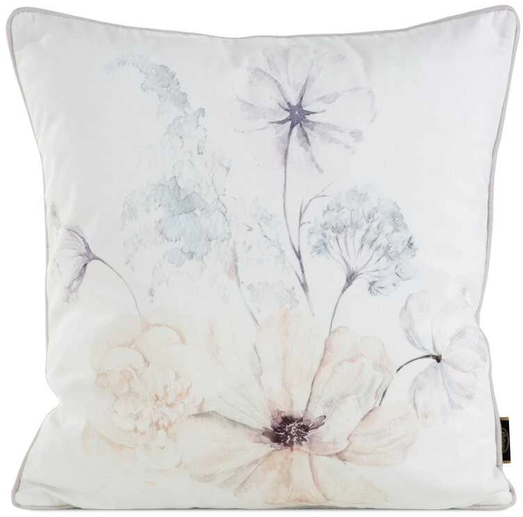 Dekoratyvinė pagalvė 45x45 su gėlių ornamentu