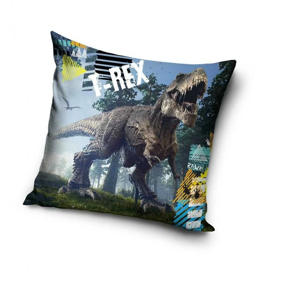 MCU Užvalkalas dziecięca 40x40 T-REX dinozaur mėlyna C24