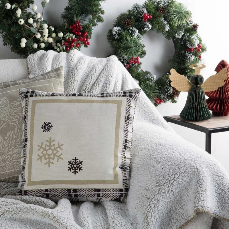 Eurofirany GOB/CHP/ANGEL/Ś 45X45 +/-5% BEIGE Pagalvės užvalkalas Pagalvės užvalkalas