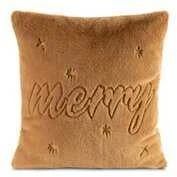Medaus spalvos dekoratyvinė pagalvėlė merry