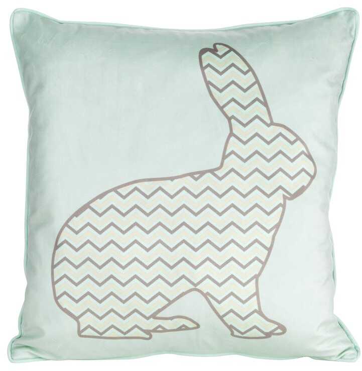Eurofirany CHP / SPRING / MINT / 1 45X45 MINT + BEIGE VELVET
