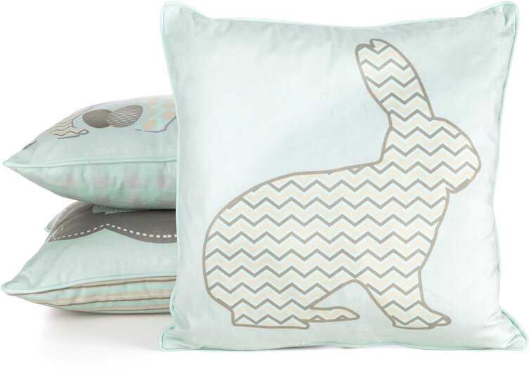 Eurofirany CHP / SPRING / MINT / 1 45X45 MINT + BEIGE VELVET