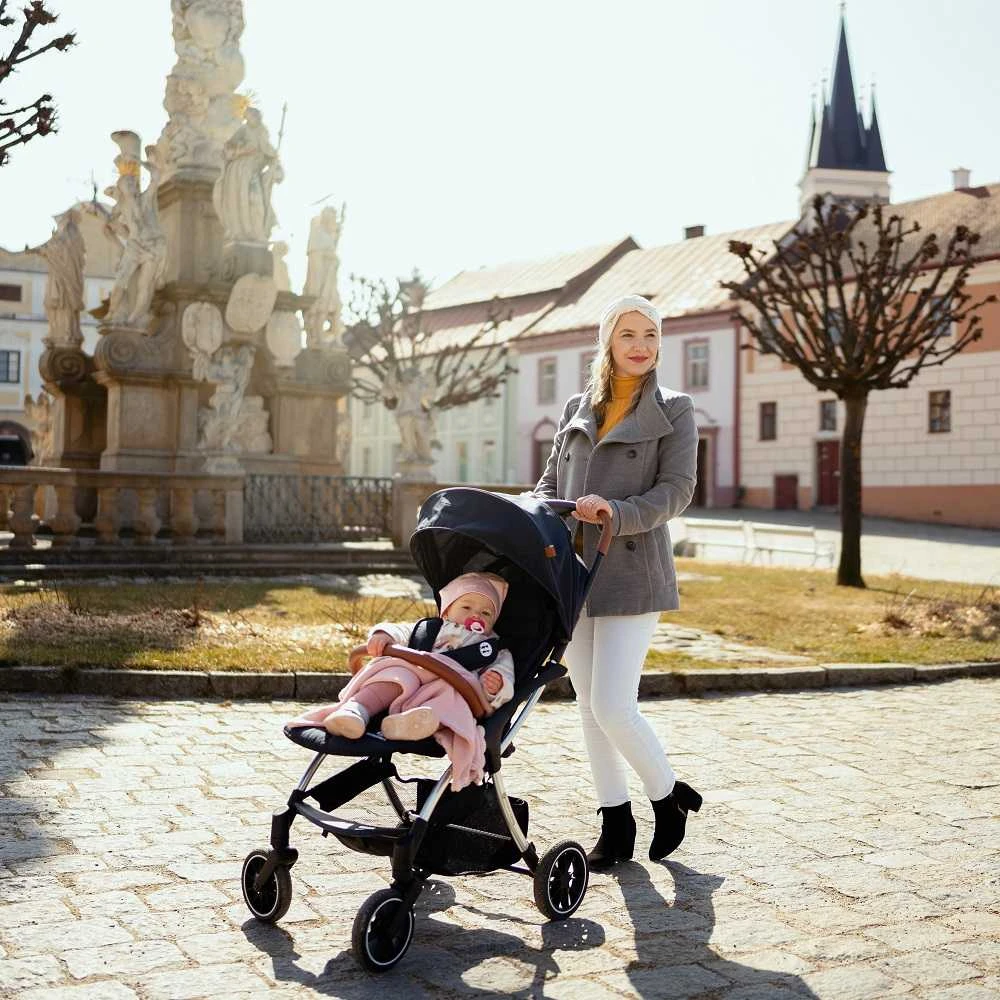 Petite&Mars Petite & Mars Cross - lengvas vežimėlis | Antracito mėlyna