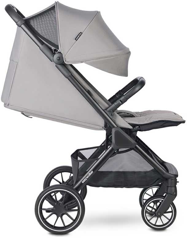Easywalker Jackey 2 XL - lengvas miesto vežimėlis su dideliais ratais | Akmenukų kamuoliukai