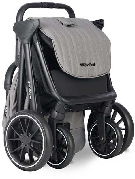 Easywalker Jackey 2 XL - lengvas miesto vežimėlis su dideliais ratais | Akmenukų kamuoliukai