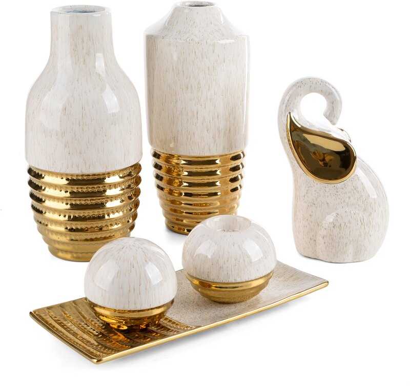 Eurofirany C/ARI/WAZ/01 14X14X30 BEIGE+GOLD