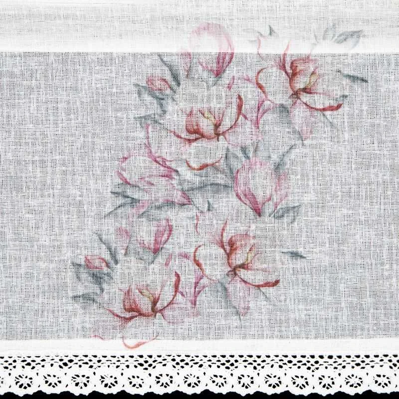 Eurofirany FIR / SUZY / B + RÓŻ 30X150 Dieninės užuolaidos