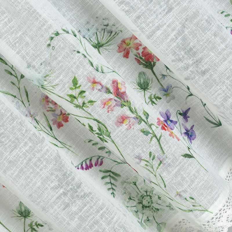 Eurofirany FIR / SYLWIA / B + RÓŻ 60X150 TUNELIS Dieninės užuolaidos