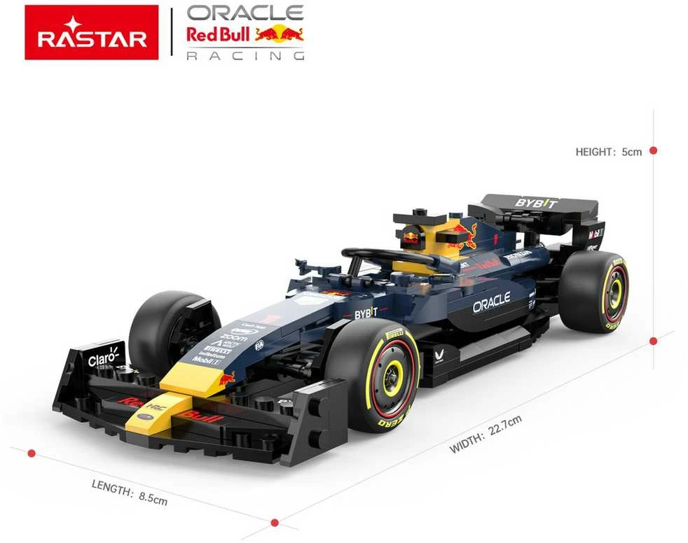 Bburago RASTAR 1:24 surenkamas automodelis Raudona Bull F1 RB19, 92500