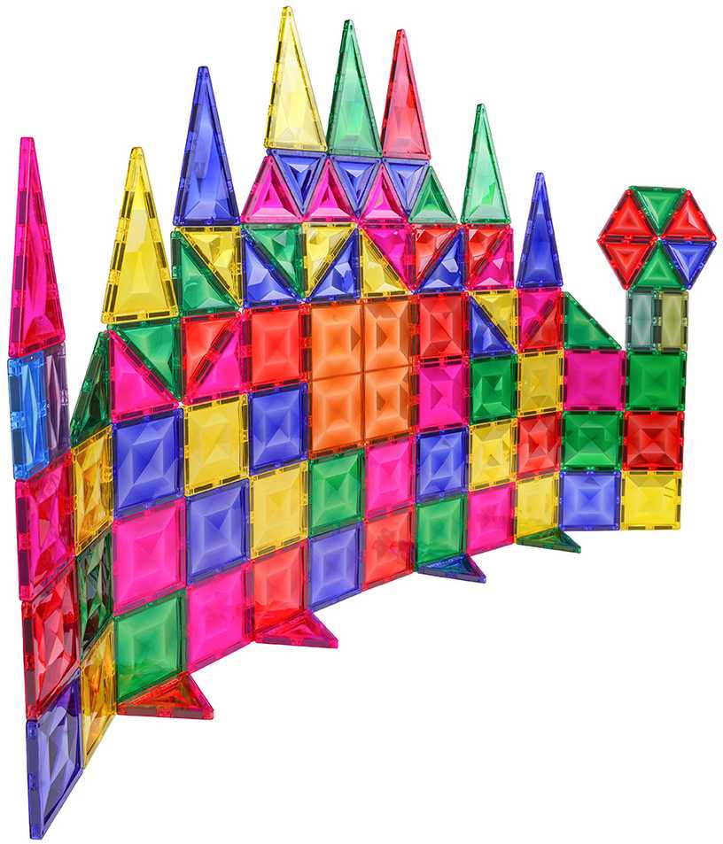 3D magnetinių blokelių rinkinys 93 vnt