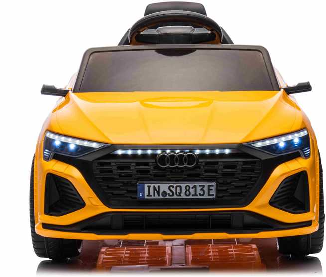 Ramiz Sp. z o.o. Ramiz Sp. su o.o. Elektromobilis Audi SQ8 geltonas 12V 2x35W