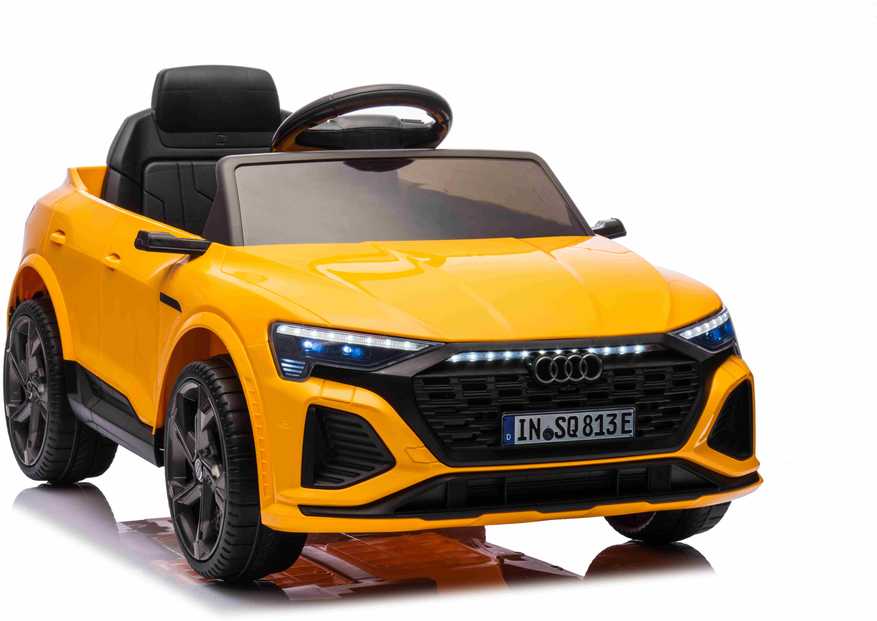 Ramiz Sp. z o.o. Ramiz Sp. su o.o. Elektromobilis Audi SQ8 geltonas 12V 2x35W
