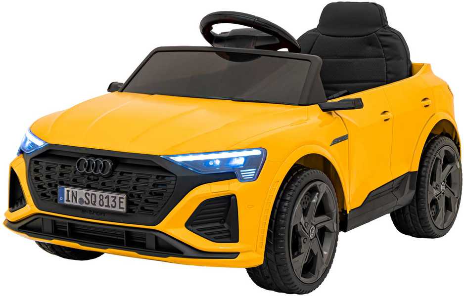 Ramiz Sp. z o.o. Ramiz Sp. su o.o. Elektromobilis Audi SQ8 geltonas 12V 2x35W