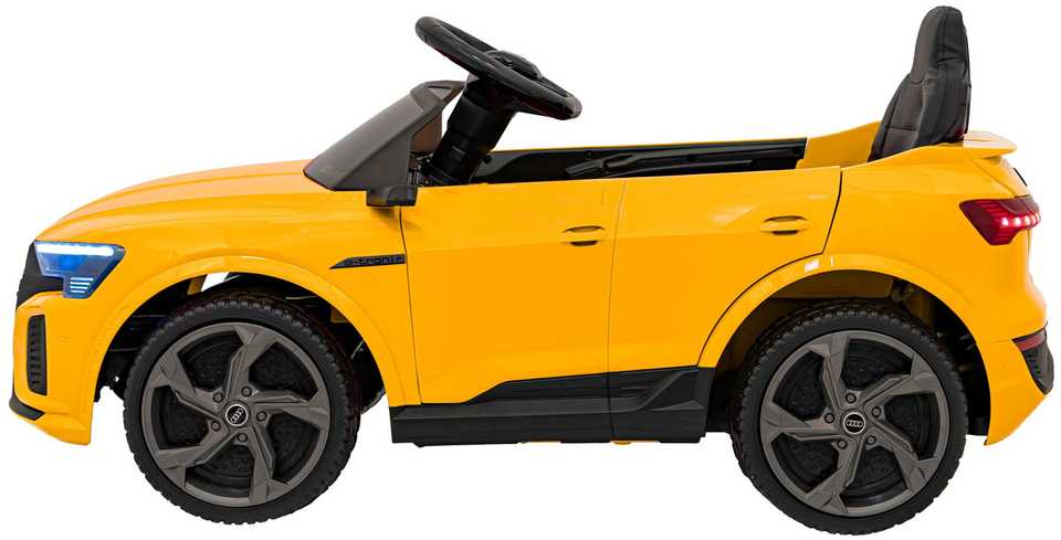 Ramiz Sp. z o.o. Ramiz Sp. su o.o. Elektromobilis Audi SQ8 geltonas 12V 2x35W