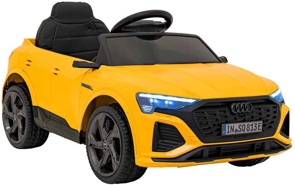 Ramiz Sp. z o.o. Ramiz Sp. su o.o. Elektromobilis Audi SQ8 geltonas 12V 2x35W
