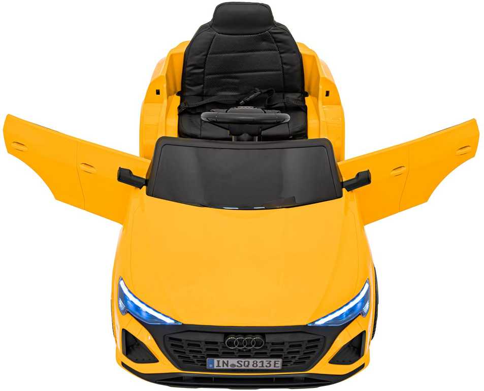 Ramiz Sp. z o.o. Ramiz Sp. su o.o. Elektromobilis Audi SQ8 geltonas 12V 2x35W