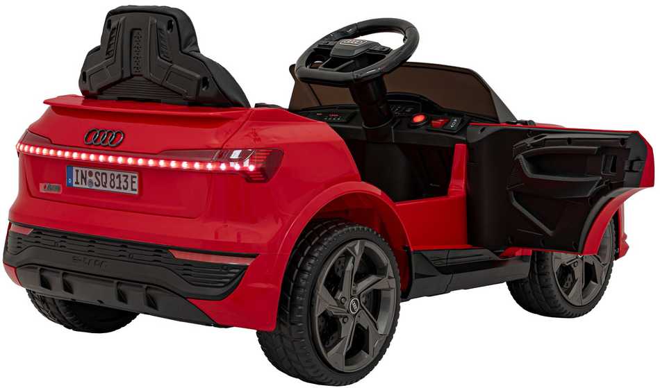 RAMIZ Elektromobilis Audi SQ8 raudonas 12V 2x35W