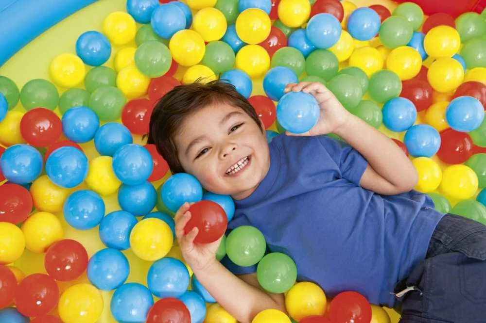 BestWay kamuoliukai 100vnt., 6,5 cm Splash & Play art. 52027