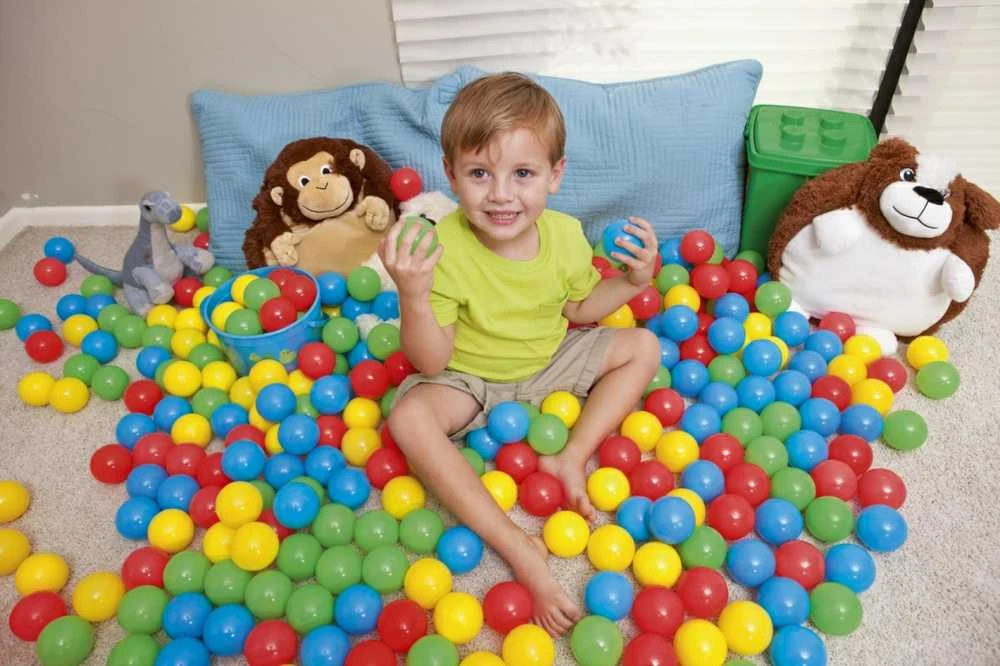 BestWay kamuoliukai 100vnt., 6,5 cm Splash & Play art. 52027