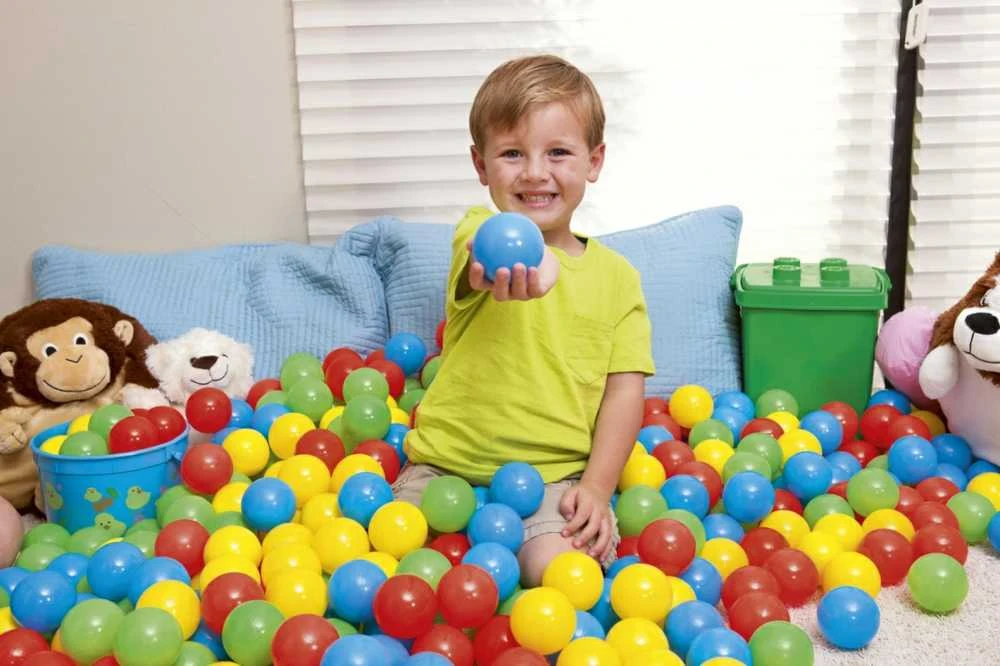 BestWay kamuoliukai 100vnt., 6,5 cm Splash & Play art. 52027