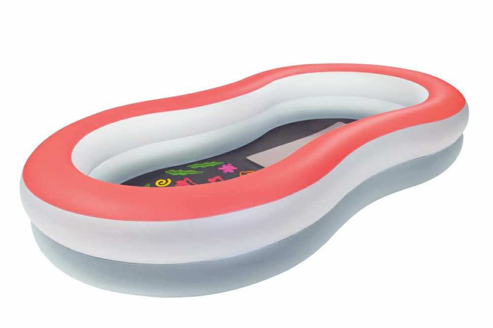 Vaikų pripučiamas baseinas Doodle Glow 280 x 157 cm Bestway