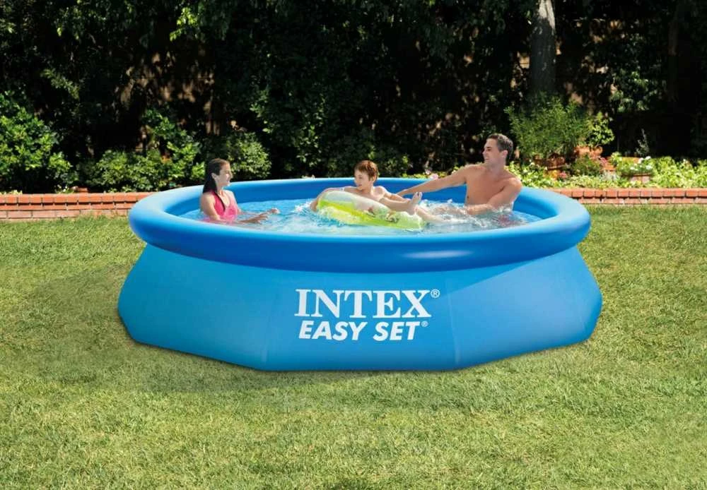 Pripučiamas baseinas INTEX Easy Set su vandens filtru 305x76cm 28122