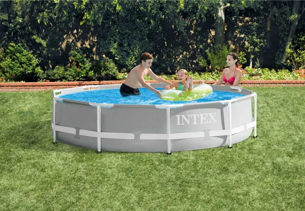 Intex Prism Frame Premium Pool Pilkas, 305x76 cm